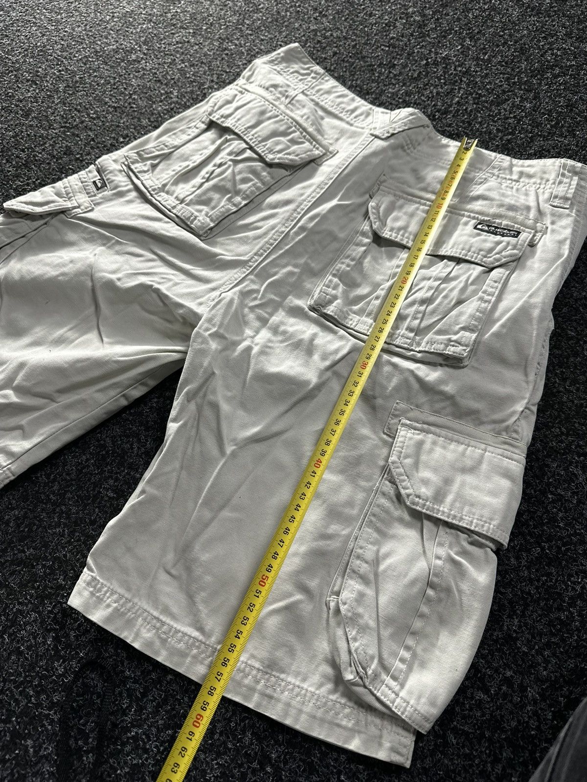 Quiksilver × Vintage 🚨Vintage Quicksilver CARGO BEIGE Japanese Surf style Shorts Size US 32 / EU 48 - 13 Thumbnail