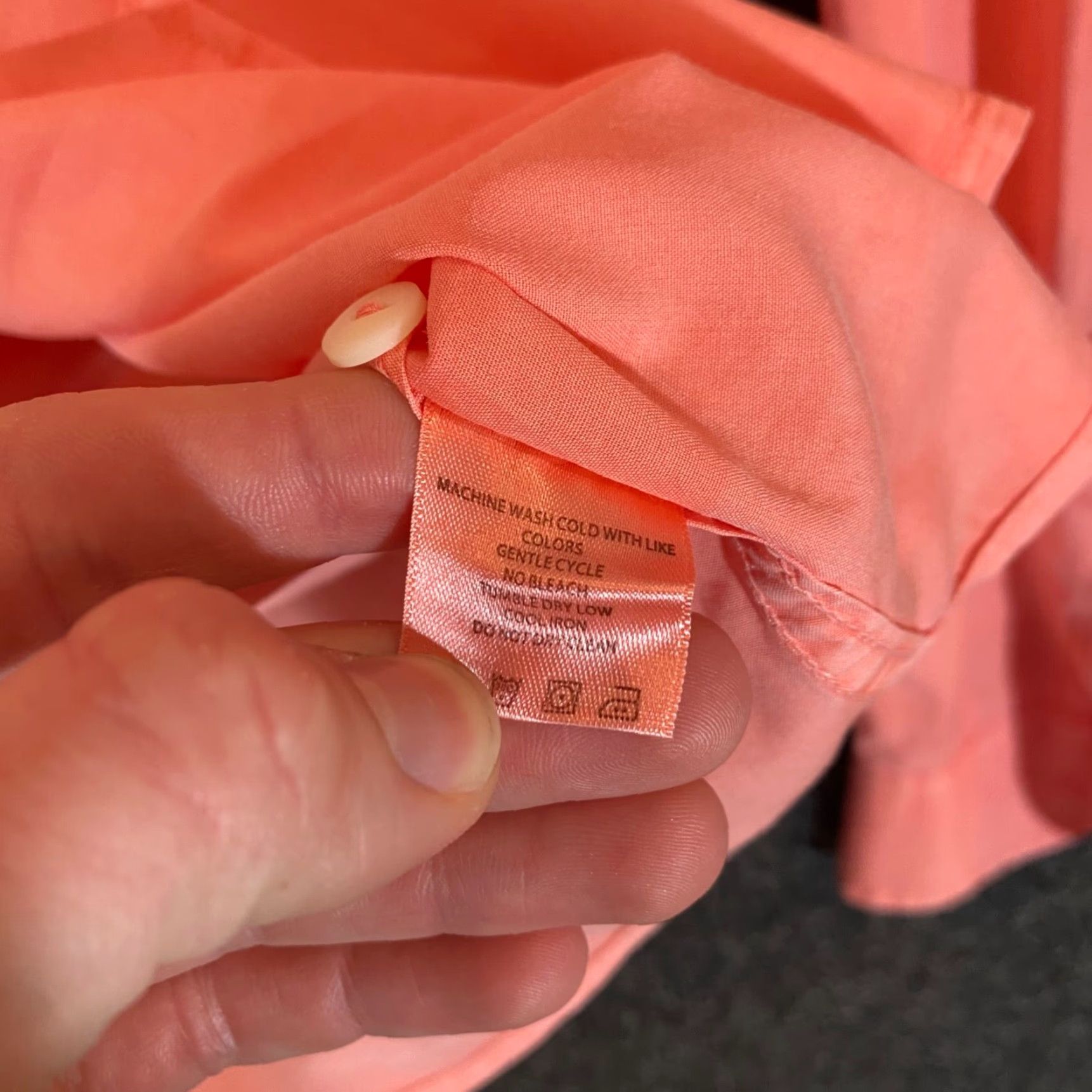 Faherty Faherty Shirt Mens Large Orange Button-Up Outdoors L/S Cotton Shirt Size US L / EU 52-54 / 3 - 6 Thumbnail