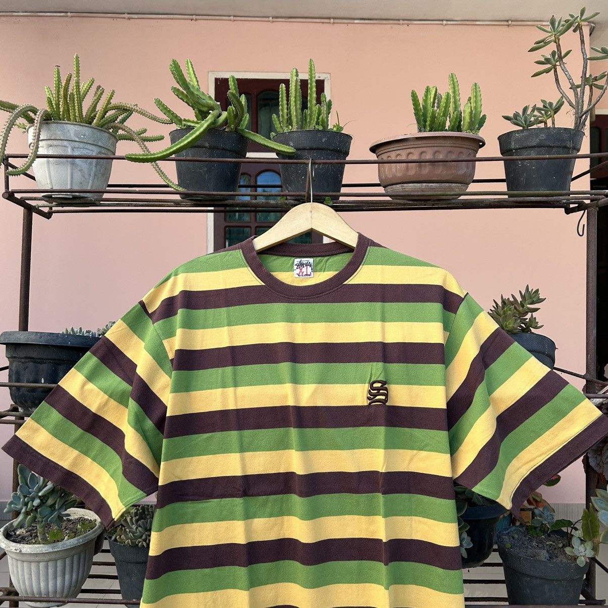 Stussy Vintage Tshirt Stussy Stripe Art Reggae Size US XL / EU 56 / 4 - 2 Thumbnail