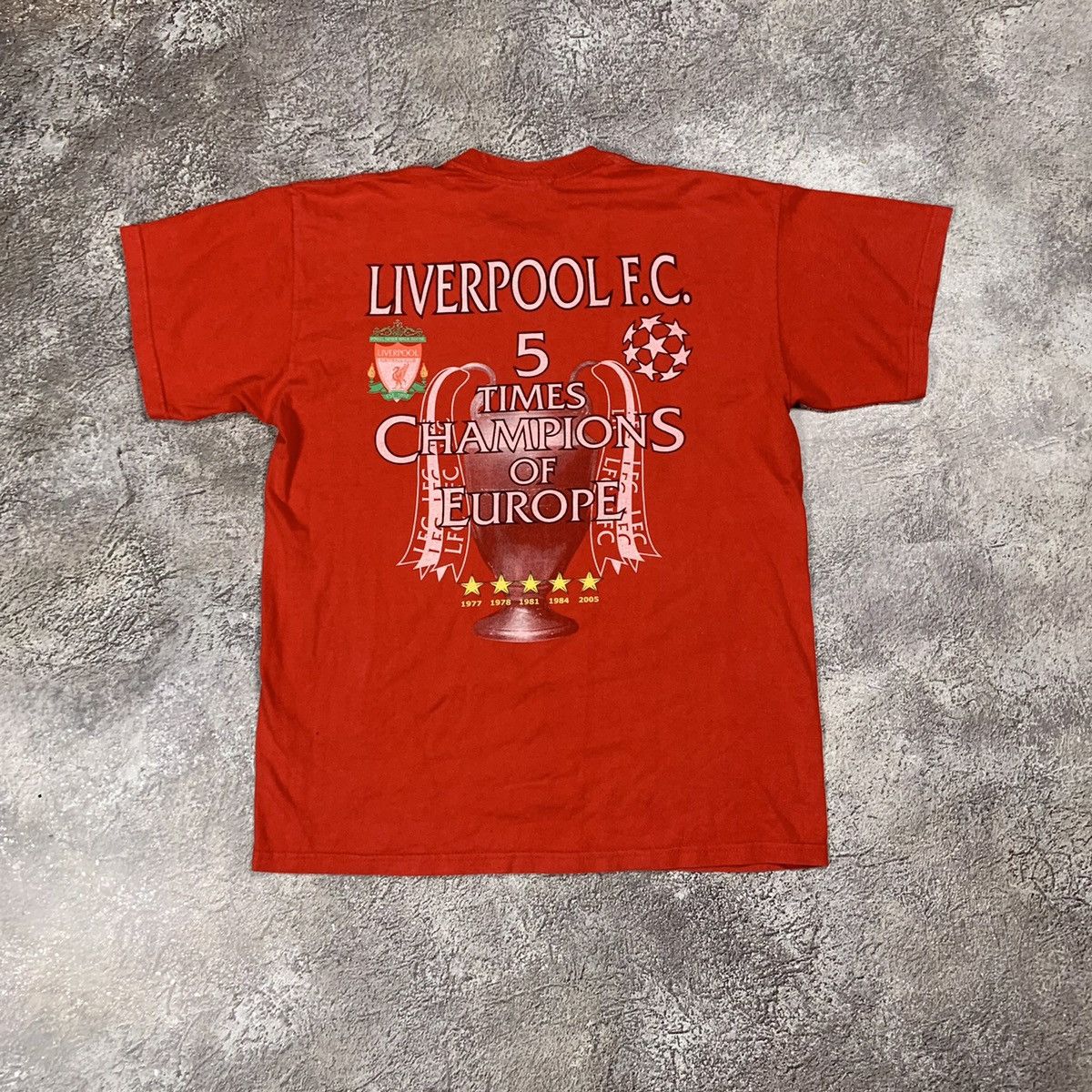 Vintage Vintage 2005 Liverpool FC Champions League Graphic Tee Stree Size US L / EU 52-54 / 3 - 4 Thumbnail