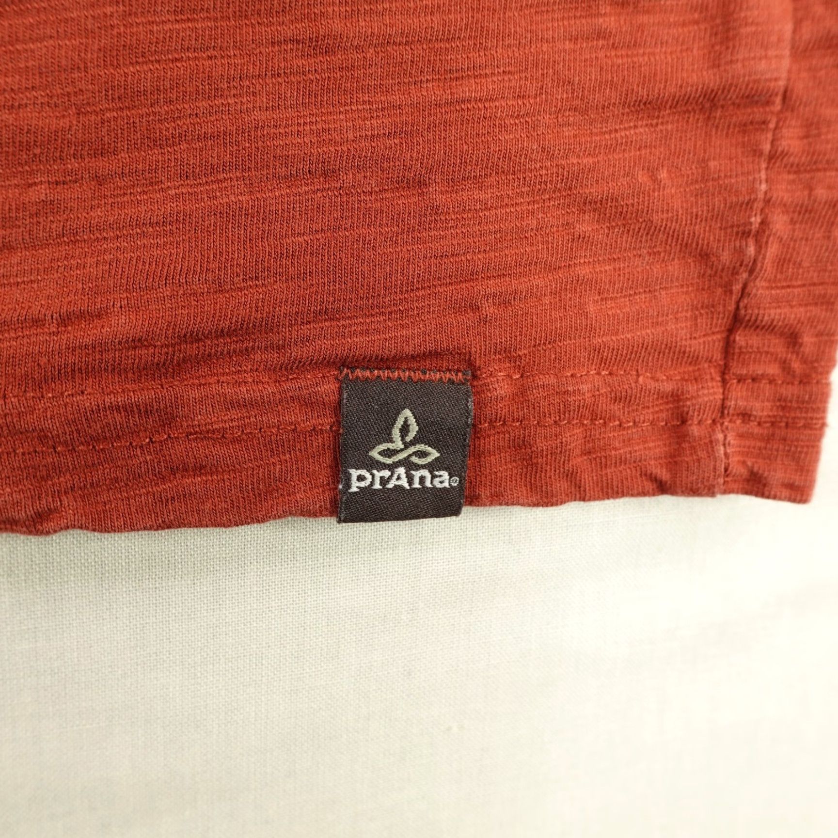 Prana VINTAGE PrAna Shirt Mens Large Orange Button Up Organic Cotton Camp Trail Hiking Outdoor Size US L / EU 52-54 / 3 - 4 Thumbnail