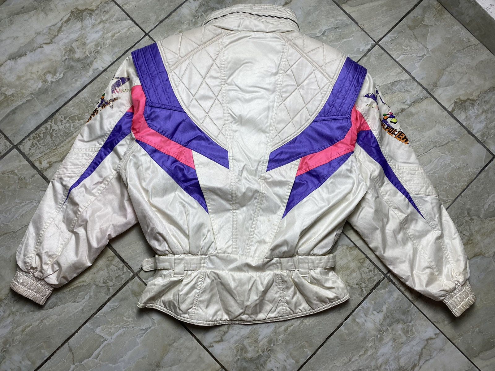 Asics Asics Caystal Power Sportswear Hoodie Ski Bomber Jacket Size L / US 10 / IT 46 - 3 Thumbnail