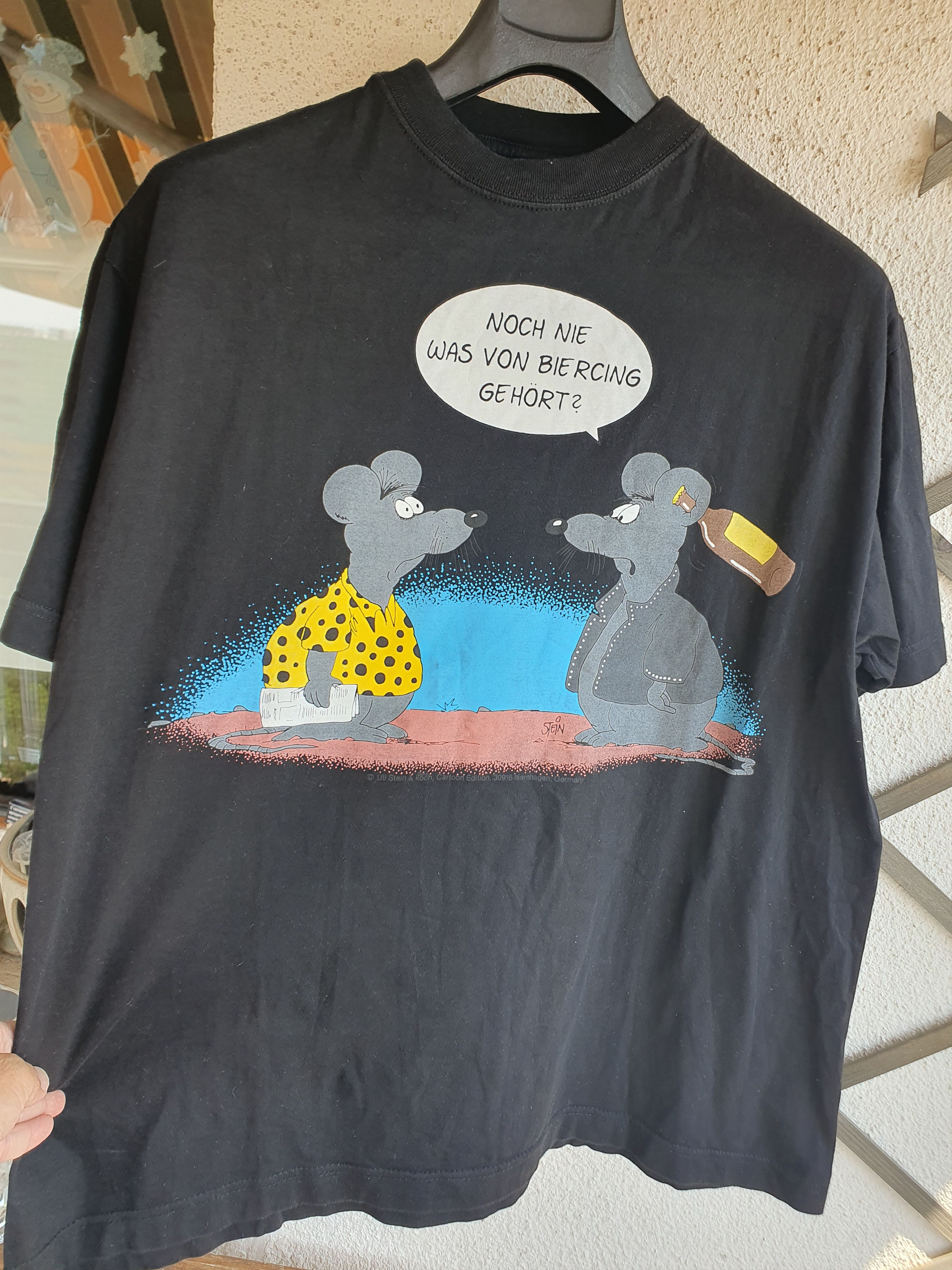 Anime Uli Stein & Koch Cartoon Germany Vintage t-shirt sz XL Size US XL / EU 56 / 4 - 6 Thumbnail