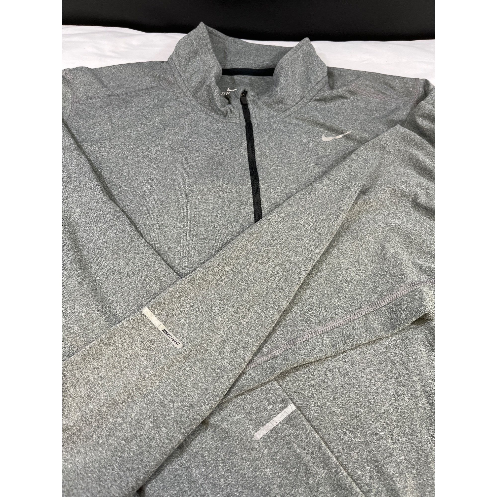 Nike Nike Dri-Fit Men's Grey Light Sweatshirt/Pullover Size XL SK Size US XL / EU 56 / 4 - 3 Thumbnail