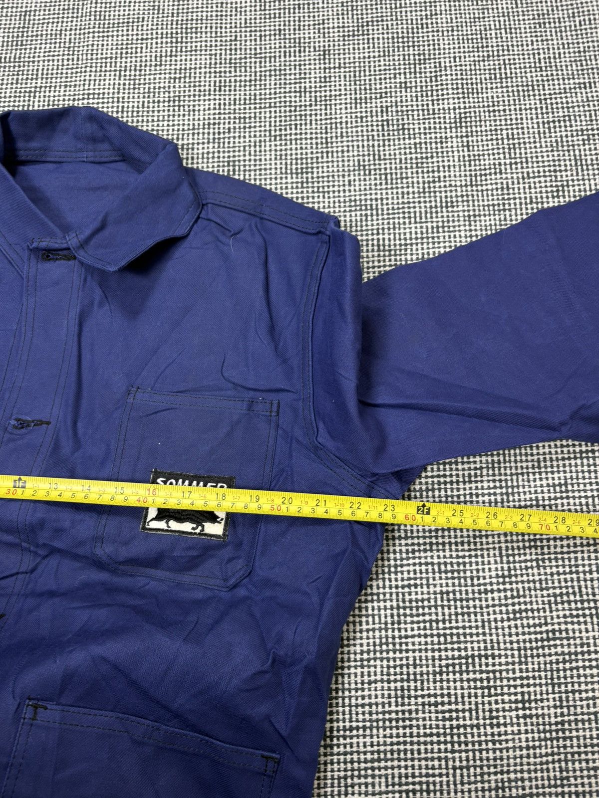 Le Laboureur 60s french chore coat by Beaudeux Industrie workwear rare Size US L / EU 52-54 / 3 - 8 Thumbnail