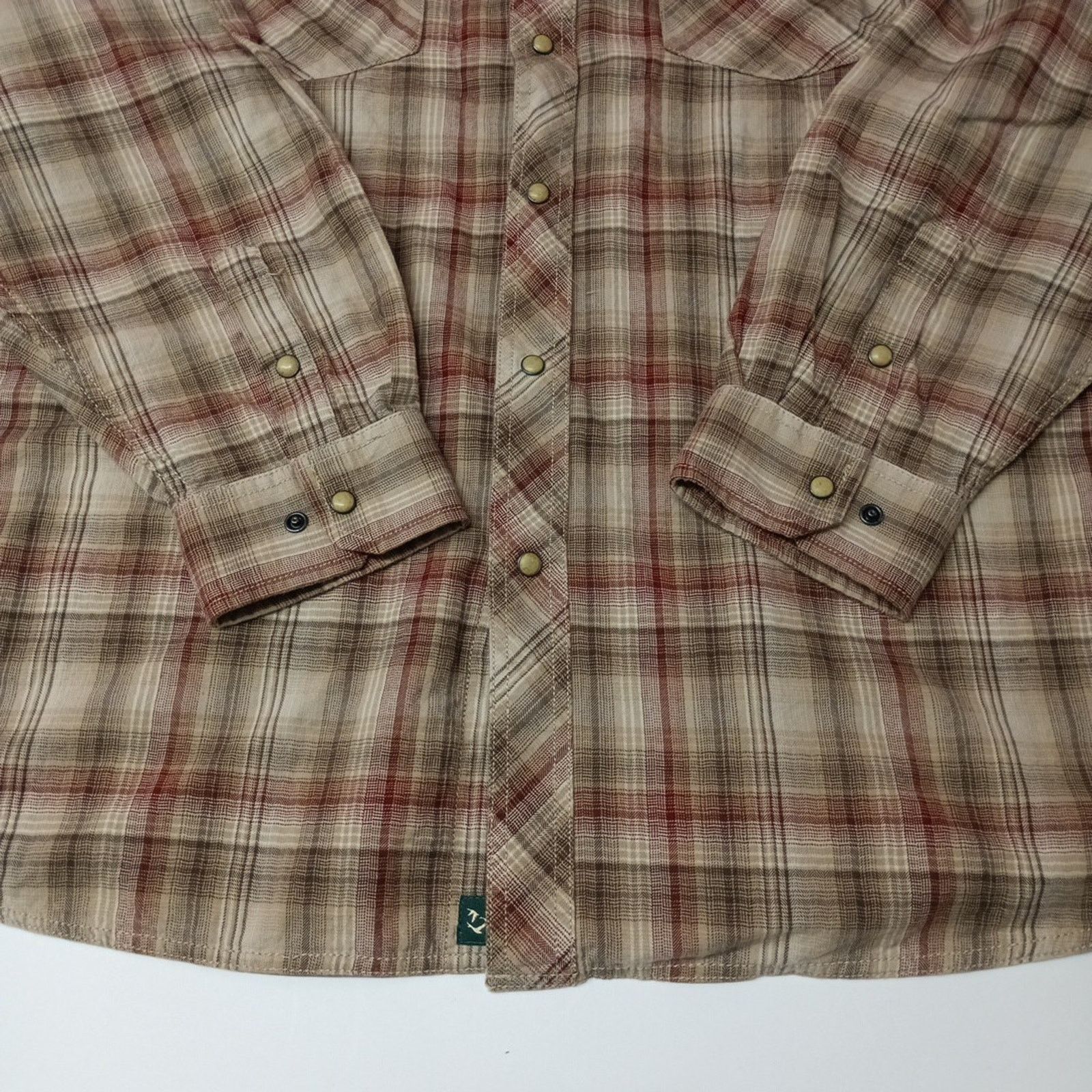 Other Outdoor Life Western Pearl Snap Shirt Plaid Men's Size 2XL Size US XXL / EU 58 / 5 - 2 Thumbnail