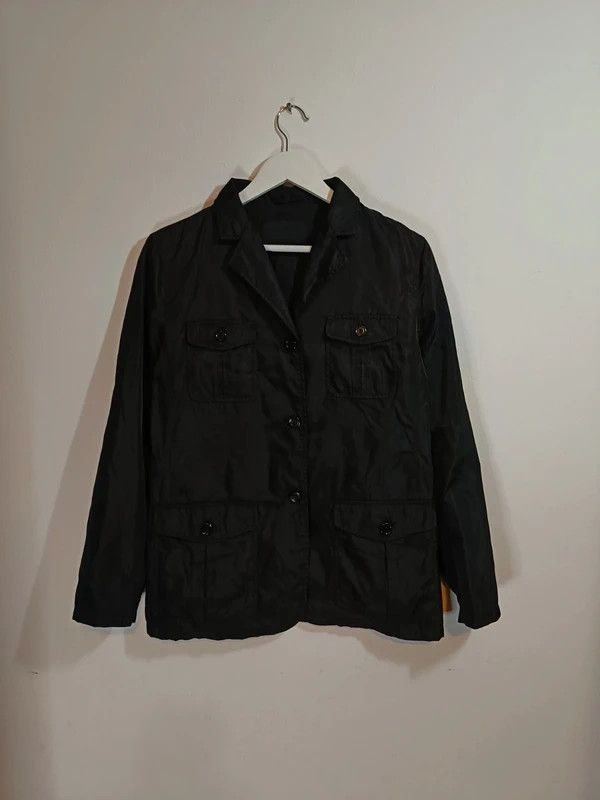 Prada Vintage Prada 90s Nylon Jacket Size US XL / EU 56 / 4 - 2 Thumbnail