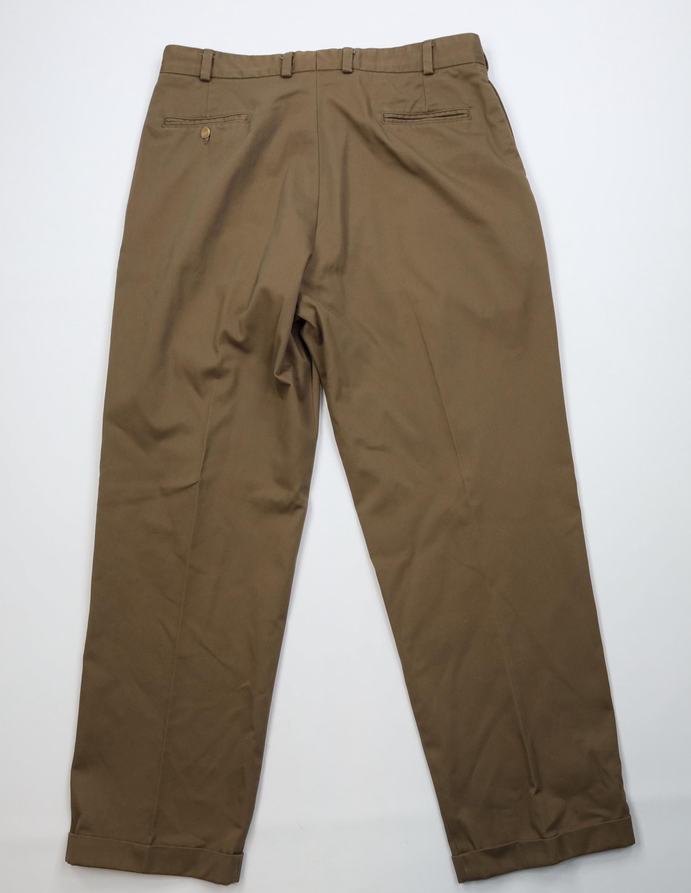 Bills Khakis Vintage 90s Bills Khakis Heavyweight Wide Leg Chino Pants Size US 38 / EU 54 - 9 Thumbnail