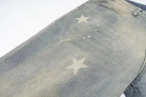 Designer × Japanese Brand × Vintage grunge graphic pattern faded jeans Size US 32 / EU 48 - 2 Thumbnail