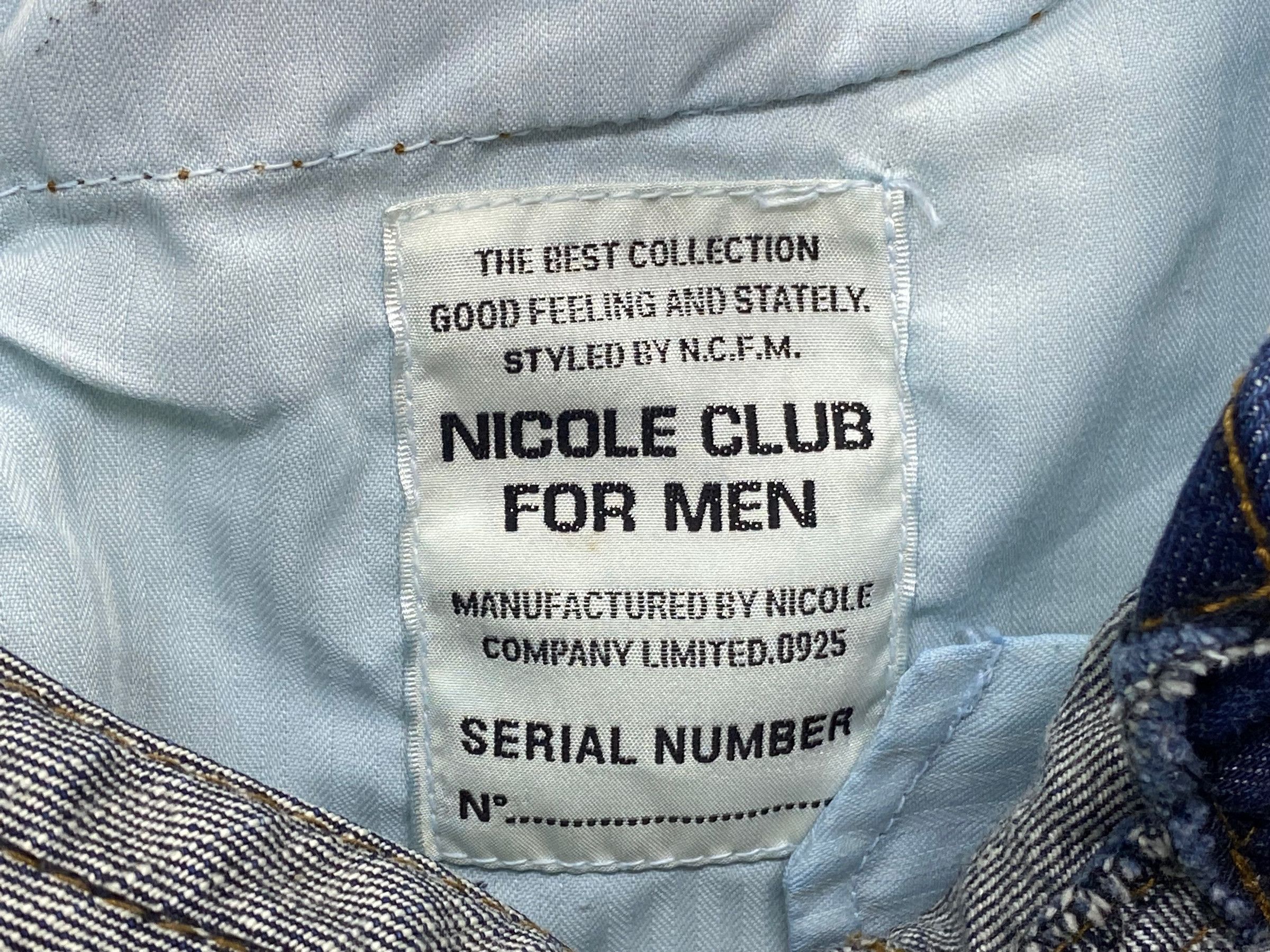 Japanese Brand Nicole Club for Men Jeans Japanese Distressed Tactical Punk Size US 32 / EU 48 - 8 Thumbnail
