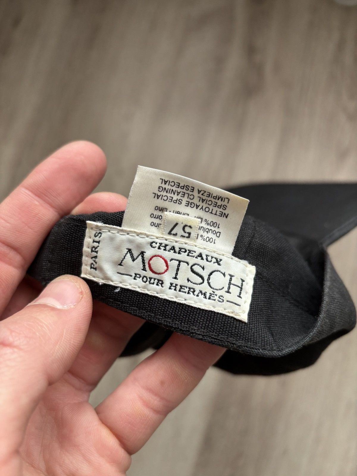 Hermes Rare Chapeaux Motsch pour Hermes cap linen sunfaded 57 Size ONE SIZE - 19 Thumbnail