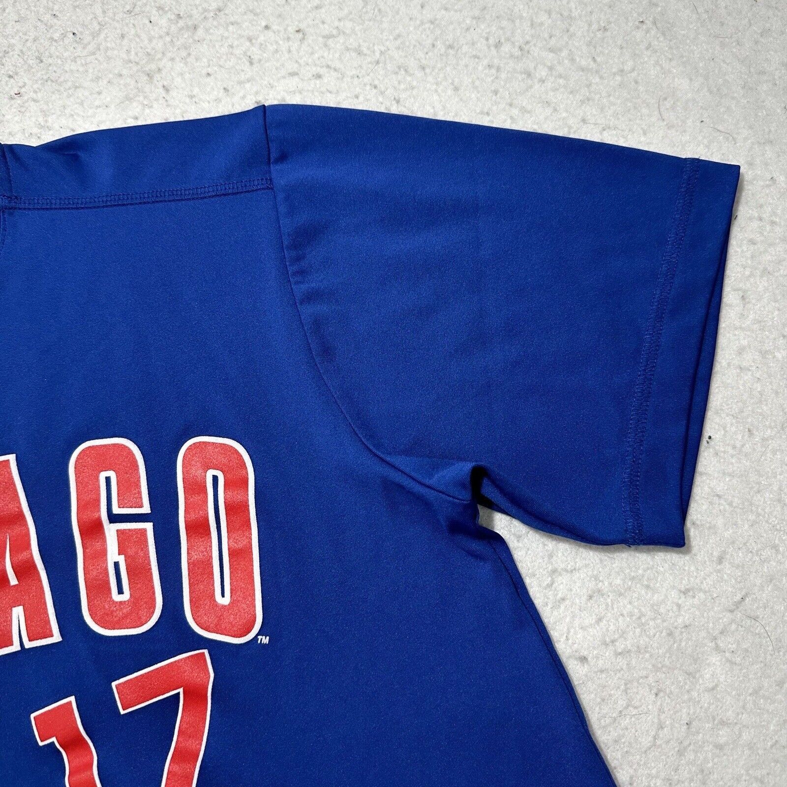 MLB MLB Chicago Cubs Medium Blue Baseball #17 Bryant T Shirt Size US M / EU 48-50 / 2 - 5 Thumbnail