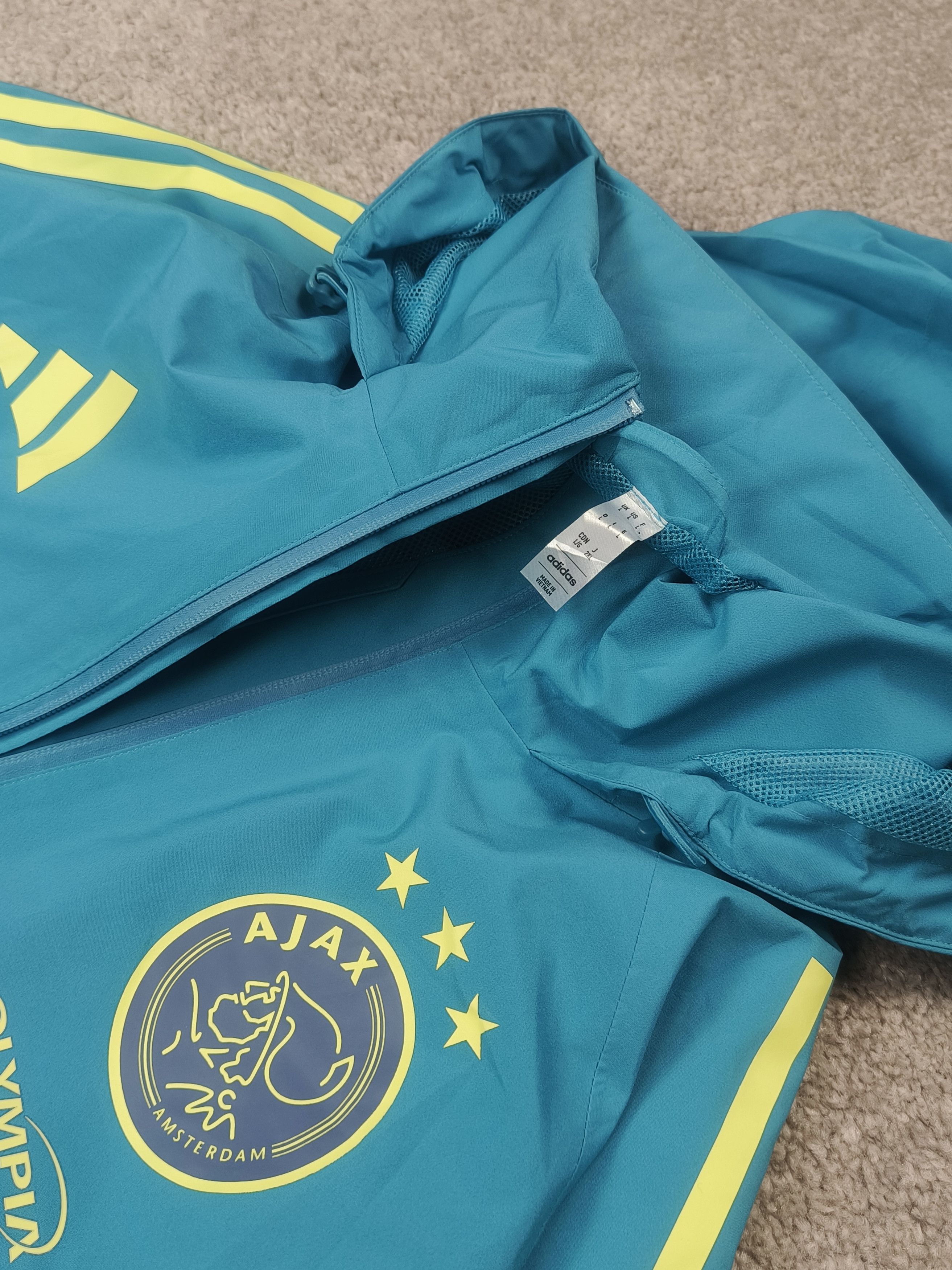 Adidas Adidas Ajax Amsterdam Dutch Football Eredivisie Jacket Size US L / EU 52-54 / 3 - 3 Thumbnail