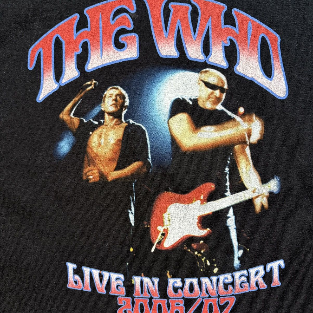 Band Tees Vintage Y2K The Who Live In Concert 06/07 Size US M / EU 48-50 / 2 - 5 Thumbnail