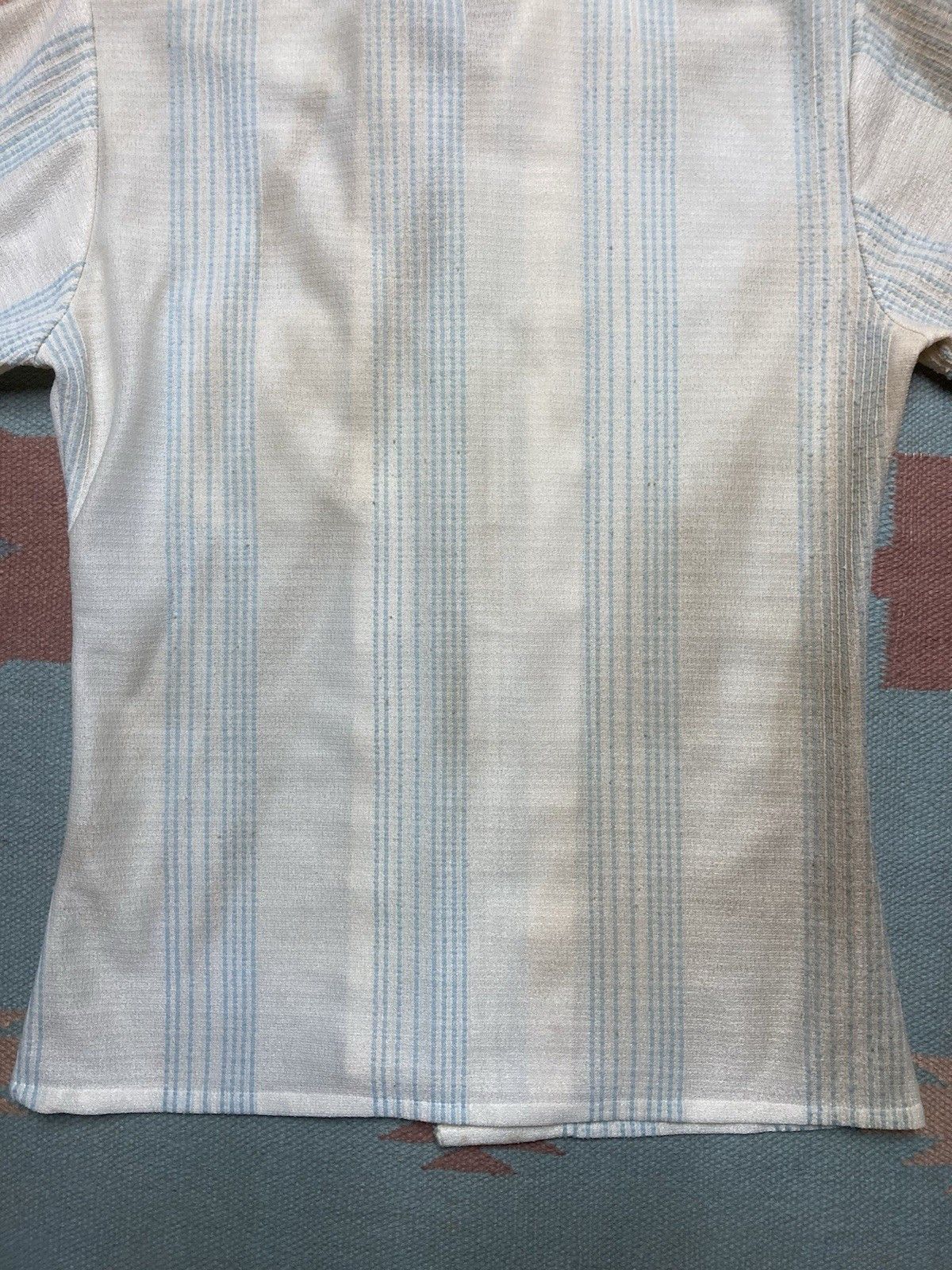 Sears × Vintage 70s polo shirt textured knit striped sears kings road large Size US L / EU 52-54 / 3 - 8 Thumbnail
