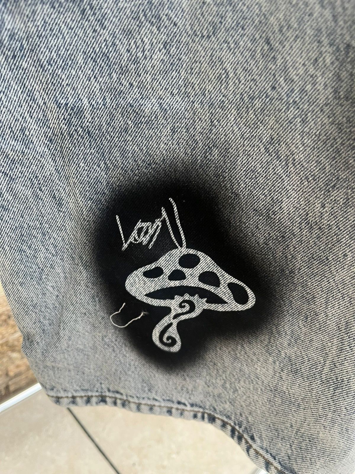 Dries Van Noten × Stussy Stencil Denim in Light Blue Size US 38 / EU 54 - 16 Thumbnail