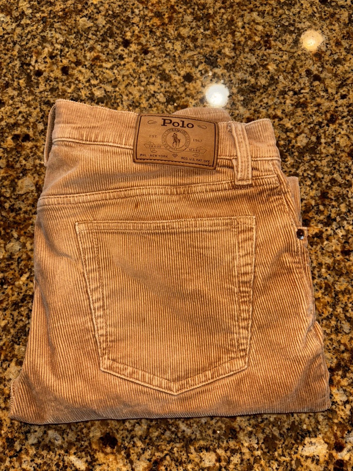 Polo Ralph Lauren Polo Ralph Lauren Sullivan Slim Corduroy Pants 32x32 – Tan Size US 32 / EU 48 - 1 Thumbnail