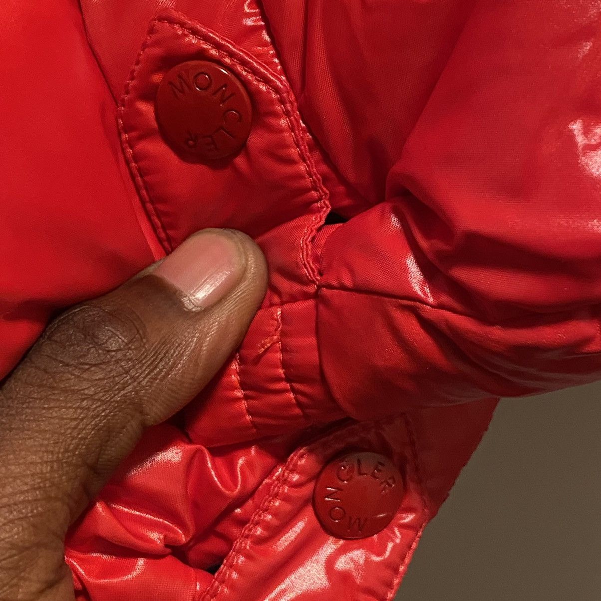 Moncler Moncler Bruel Down Jacket Red Size US L / EU 52-54 / 3 - 9 Thumbnail