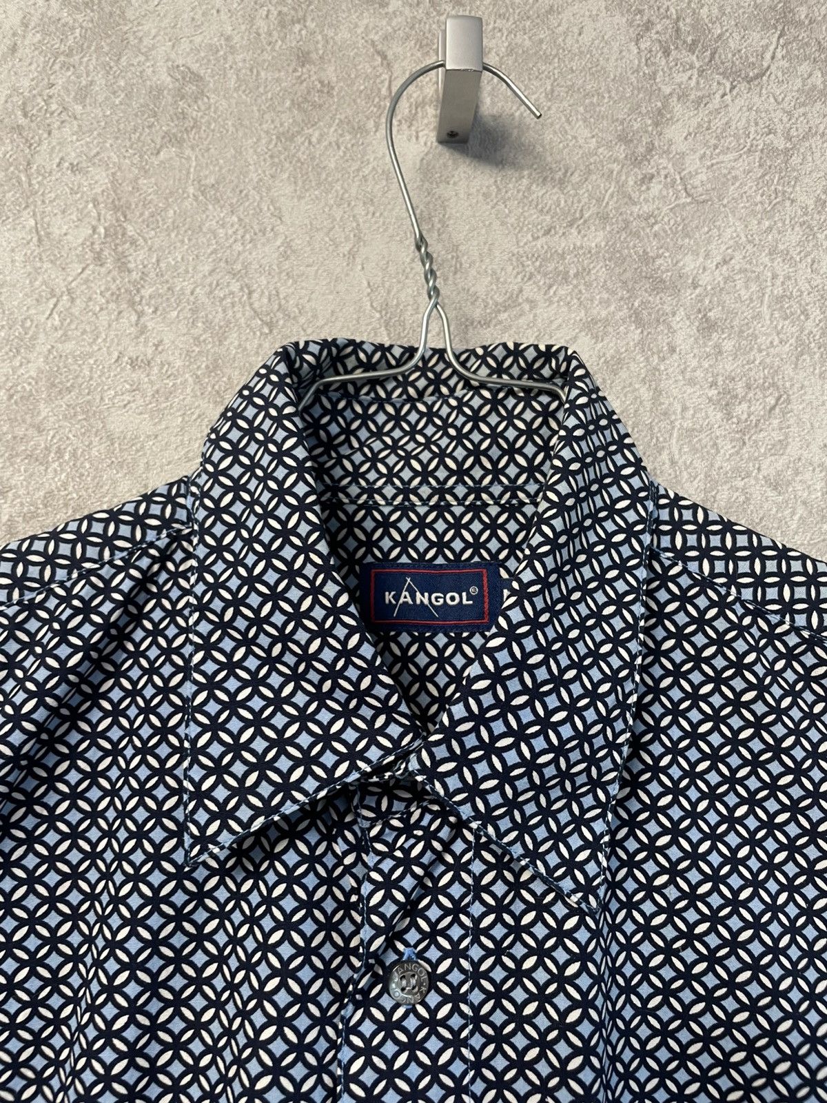 Kangol Kangol Short Sleeve Shirt Button Up Y2K Size US M / EU 48-50 / 2 - 9 Thumbnail