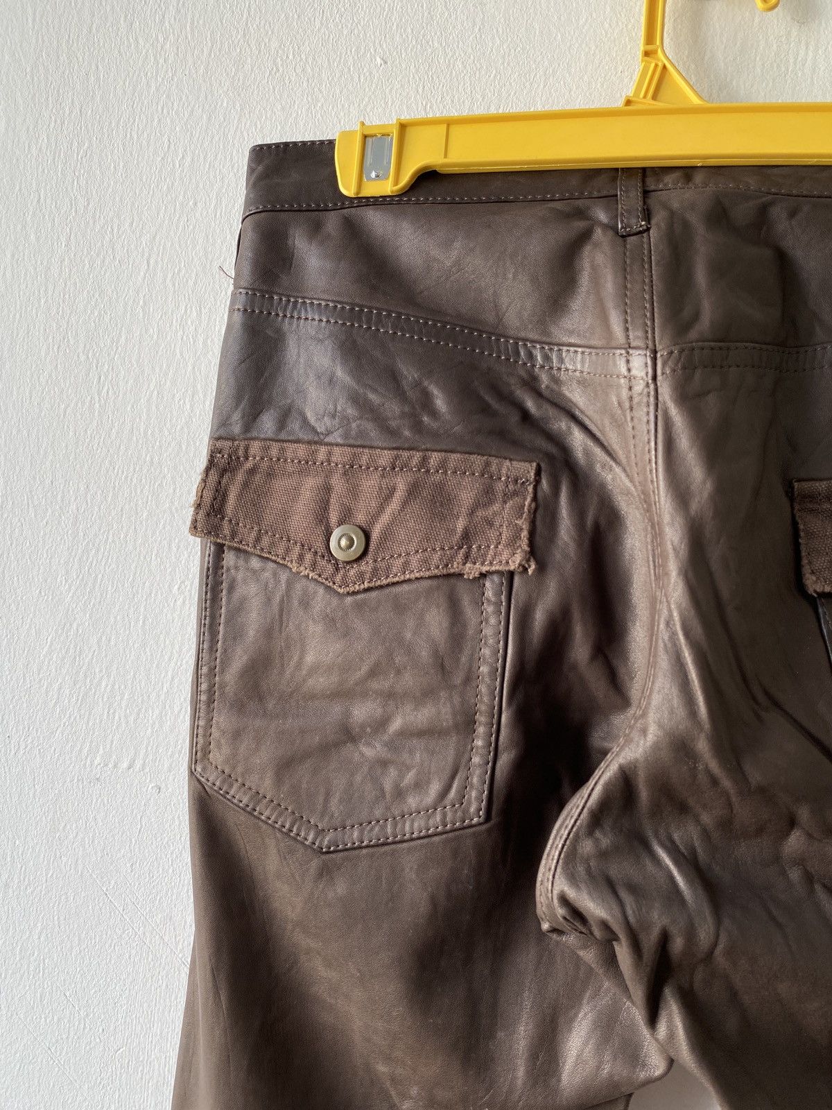 ABAHOUSE Japanese Brand Abahouse Flare Leather Pant Size US 29 - 12 Thumbnail
