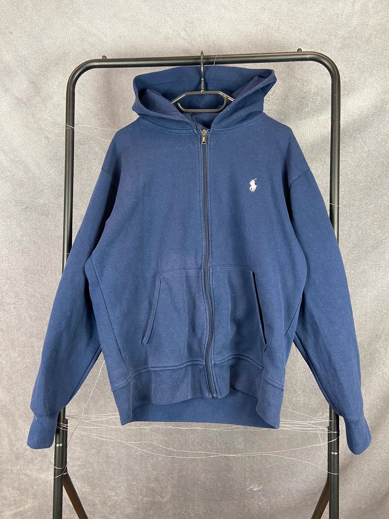 Ralph Lauren Ralph Lauren Navy Full-Zip Hoodie S Size US S / EU 44-46 / 1 - 1 Thumbnail