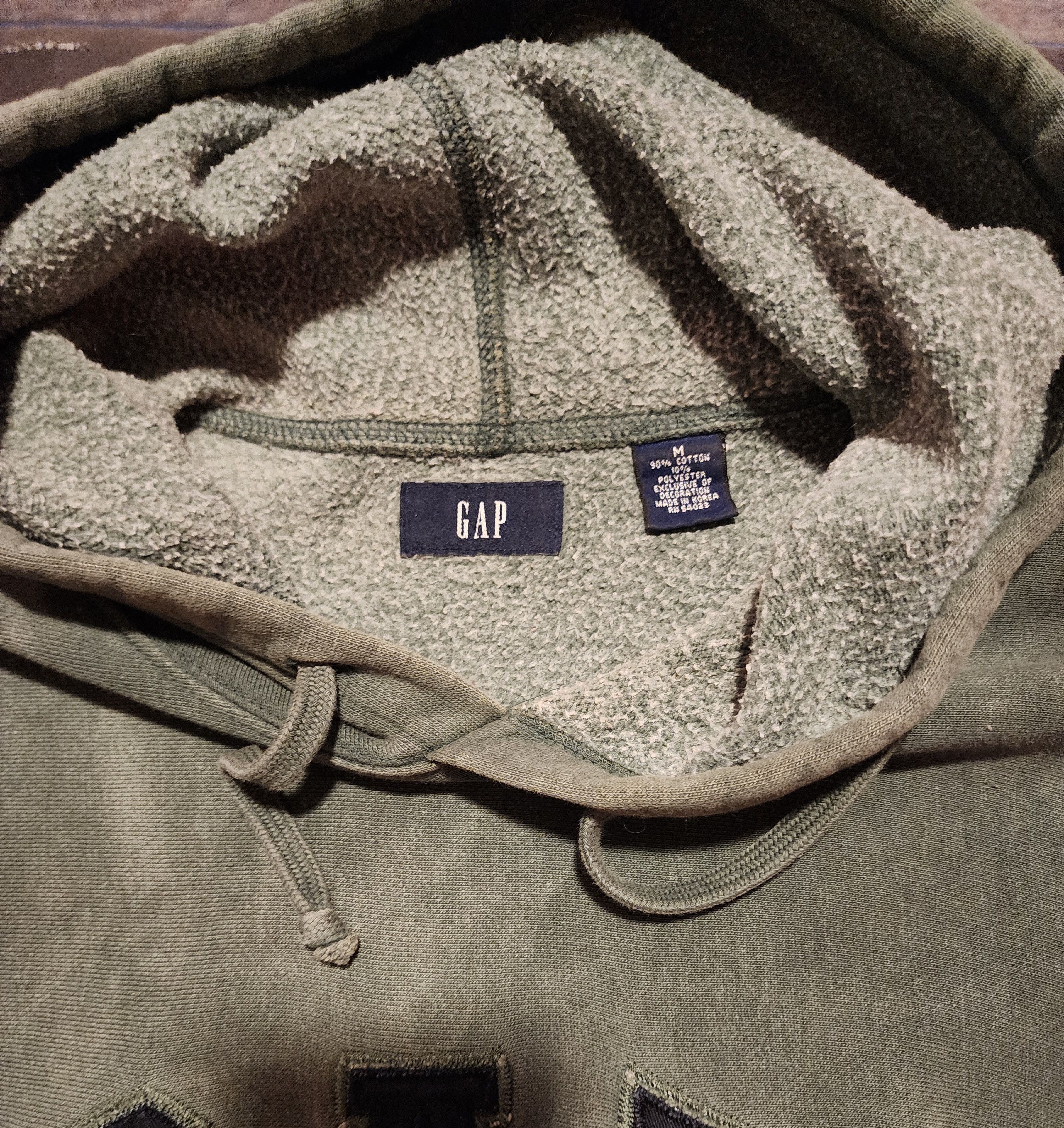 Gap Vintage 90s Gap OG Heavyweight Spell Out Hoodie Korea M Size US M / EU 48-50 / 2 - 2 Thumbnail