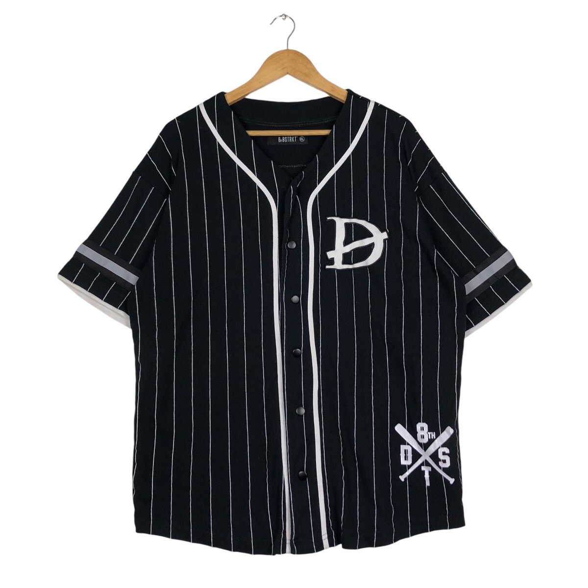 Japanese Brand BSTRKT baseball Varsity Jacket Shirt Rare Size US L / EU 52-54 / 3 - 1 Thumbnail