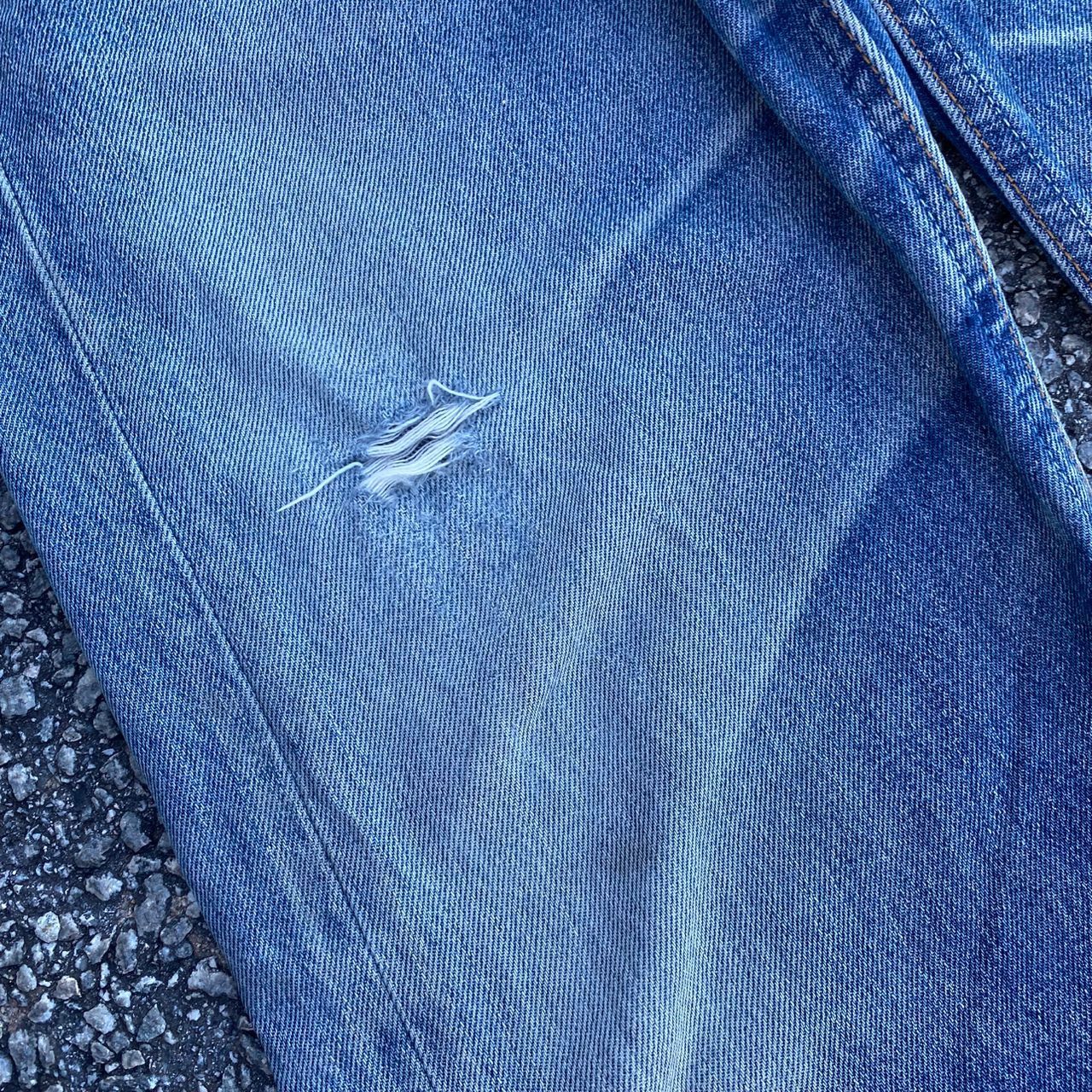 Levi's Vintage 90s Levis 501 Distressed denim Kurt Cobain Style Size US 33 - 9 Thumbnail