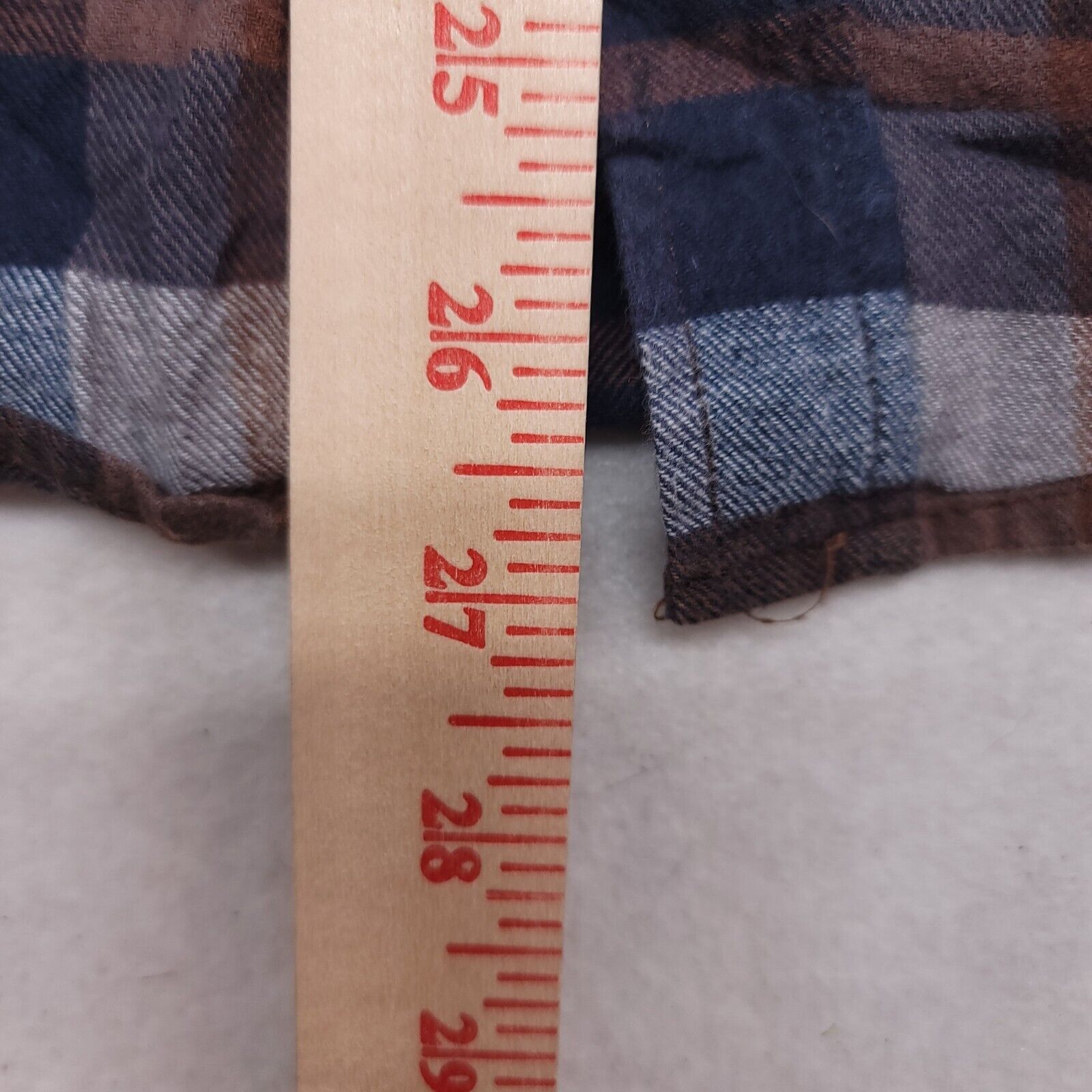 North River Outfitters North River Madras Flannel Shirt Mens Size Medium M Blue Size US M / EU 48-50 / 2 - 7 Thumbnail