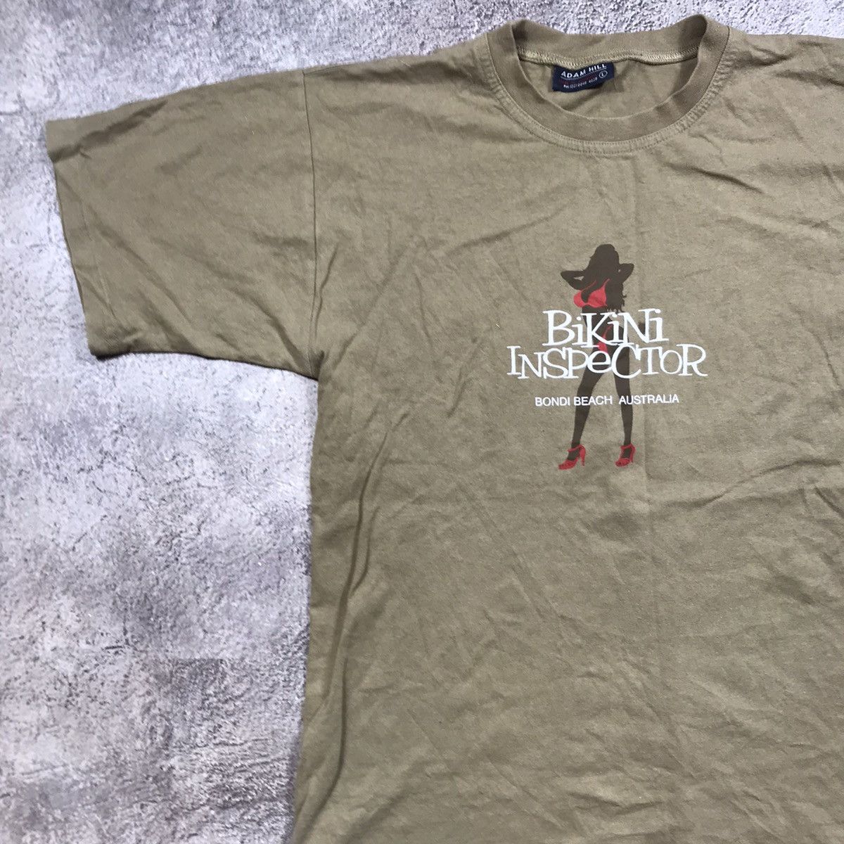 Vintage VINTAGE ADULT BIKINI INSPECTOR ART ABSTRACT FUNNY TEE Y2K Size US L / EU 52-54 / 3 - 2 Thumbnail