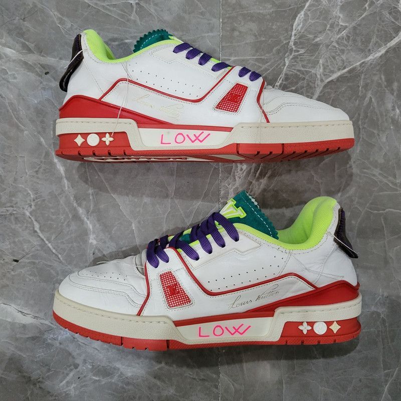 Louis Vuitton Louis Vuitton Upcycling Trainer Leather Low Top Sneakers -2 Size US 8.5 / EU 41-42 - 9 Thumbnail