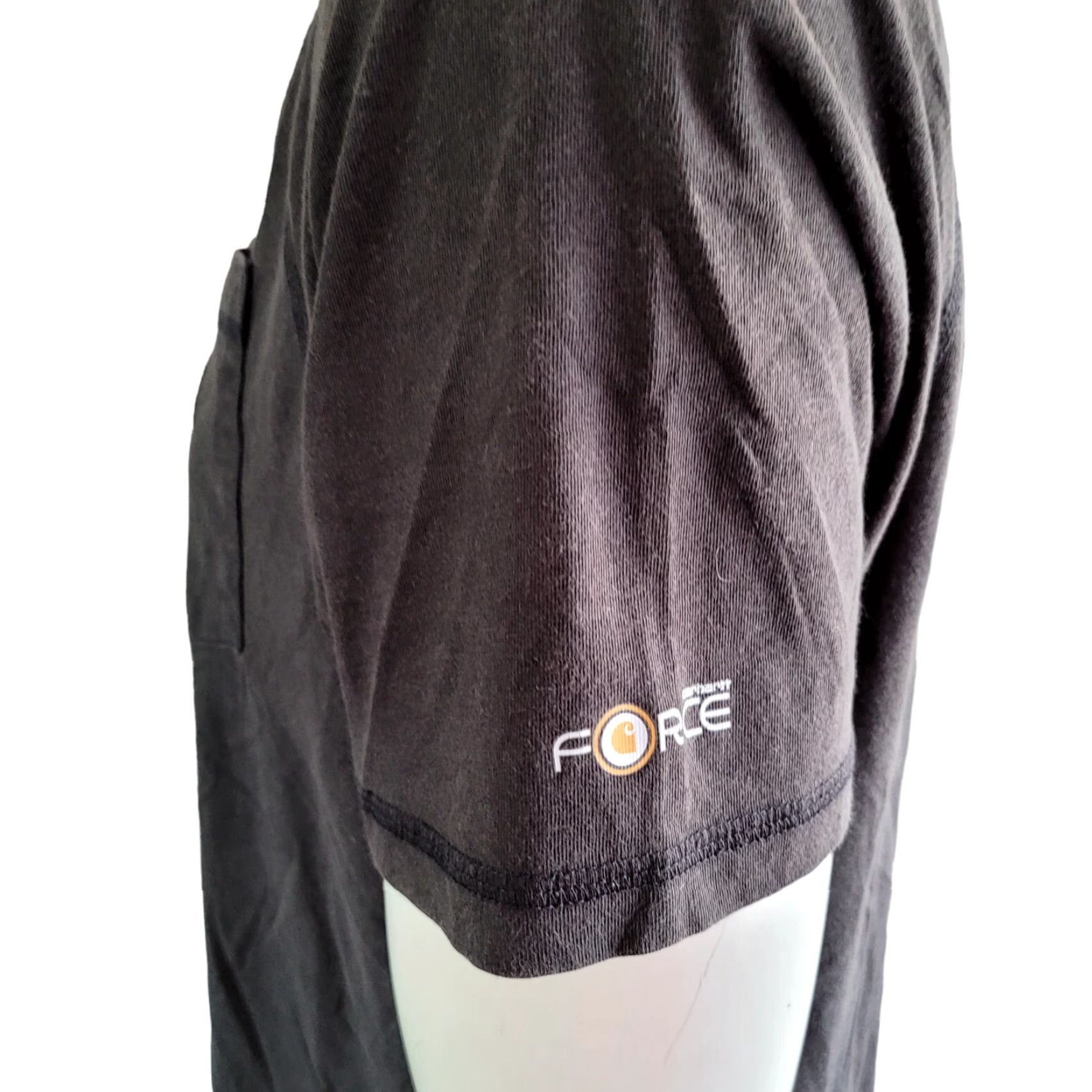 Carhartt Carhartt Dark Gray T-Shirt | Relaxed Fit Tee with Force Logo Mens L Dark Grey Logo Pocket Size US L / EU 52-54 / 3 - 4 Thumbnail