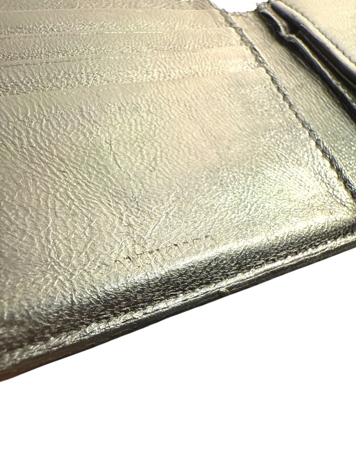 Balenciaga Vintage Balenciaga Leather Logo Bifold Wallet Size ONE SIZE - 8 Thumbnail
