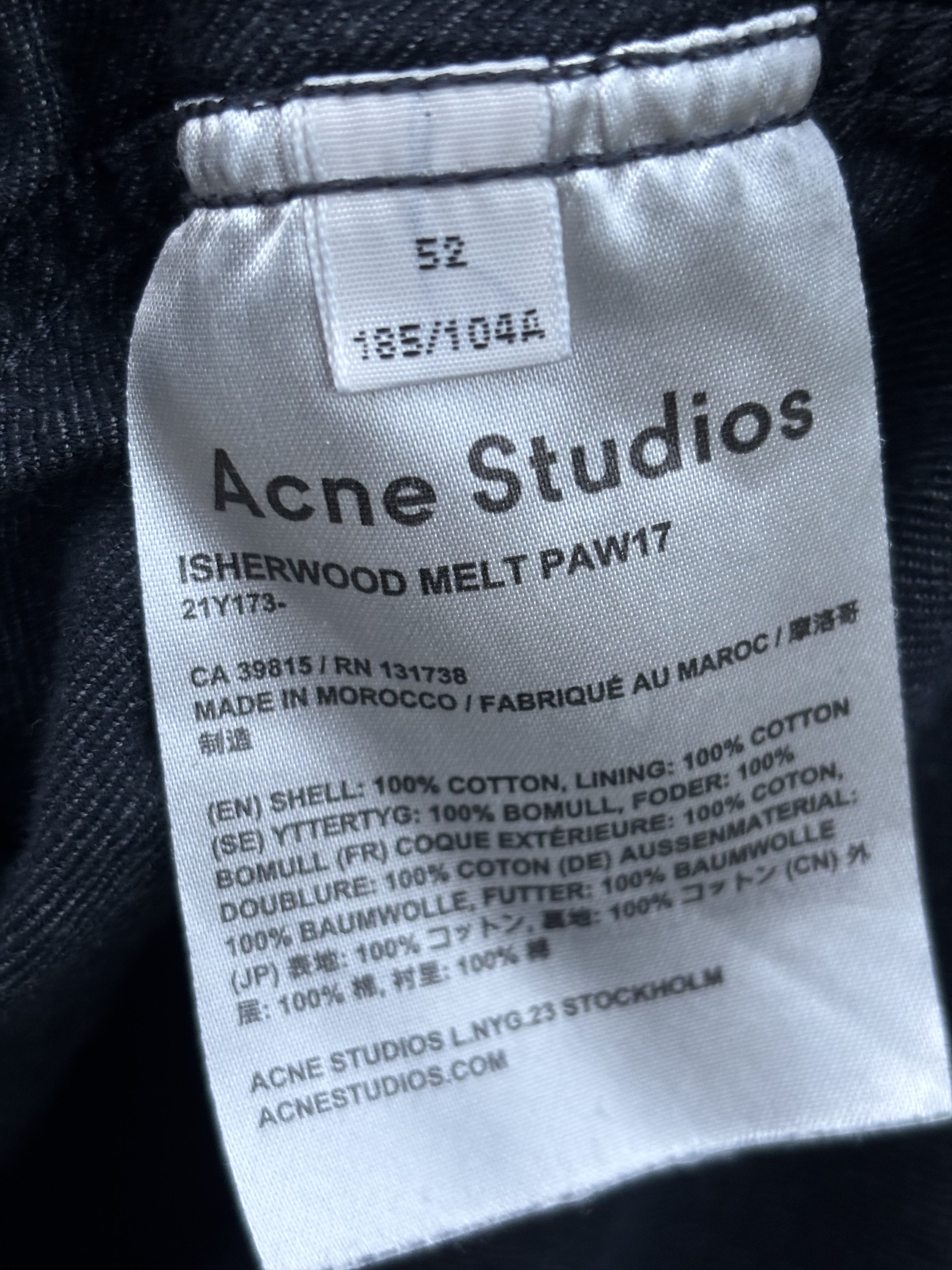 Acne Studios Acne Studios Isherwood Melt Shirt Size US L / EU 52-54 / 3 - 7 Thumbnail