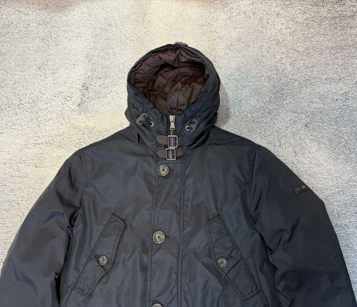 Hackett Hackett London Arctic Parka Men M Navy Down Jacket Hood Warm Size US M / EU 48-50 / 2 - 6 Thumbnail