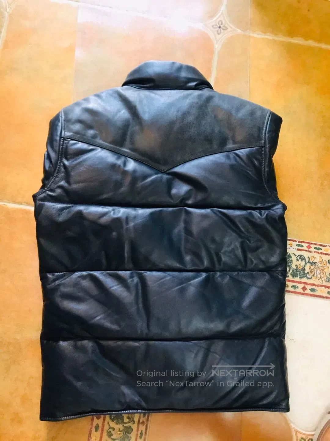Japanese Brand Japanese Classic Leather Down Jacket. Size US S / EU 44-46 / 1 - 3 Thumbnail