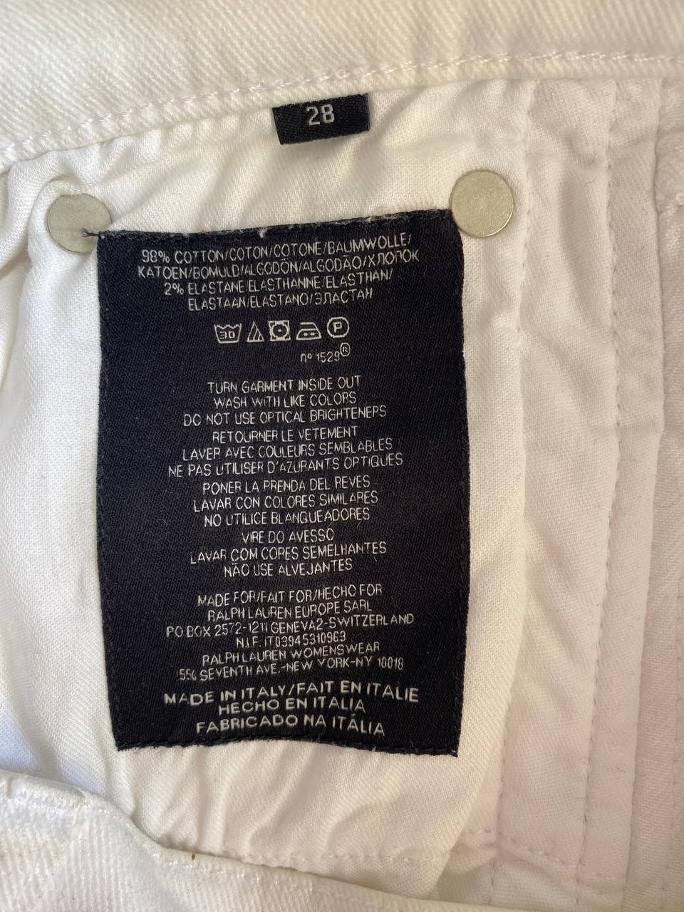 Ralph Lauren Ralph Lauren Jeans W28 90s Ikat Side Stripes BlackLabel Size 28" / US 6 / IT 42 - 8 Thumbnail