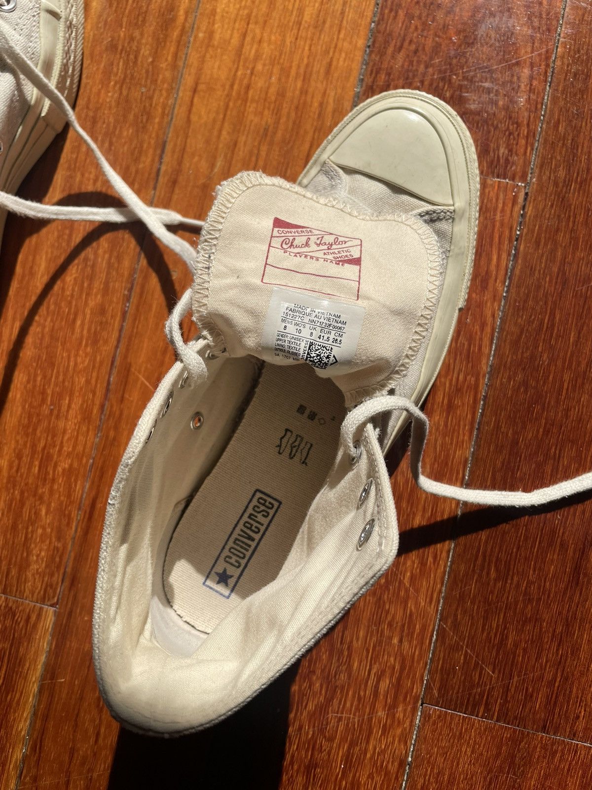 Converse Converse Chuck 70 First String Off White Mens 8 Size US 8 / EU 41 - 4 Thumbnail