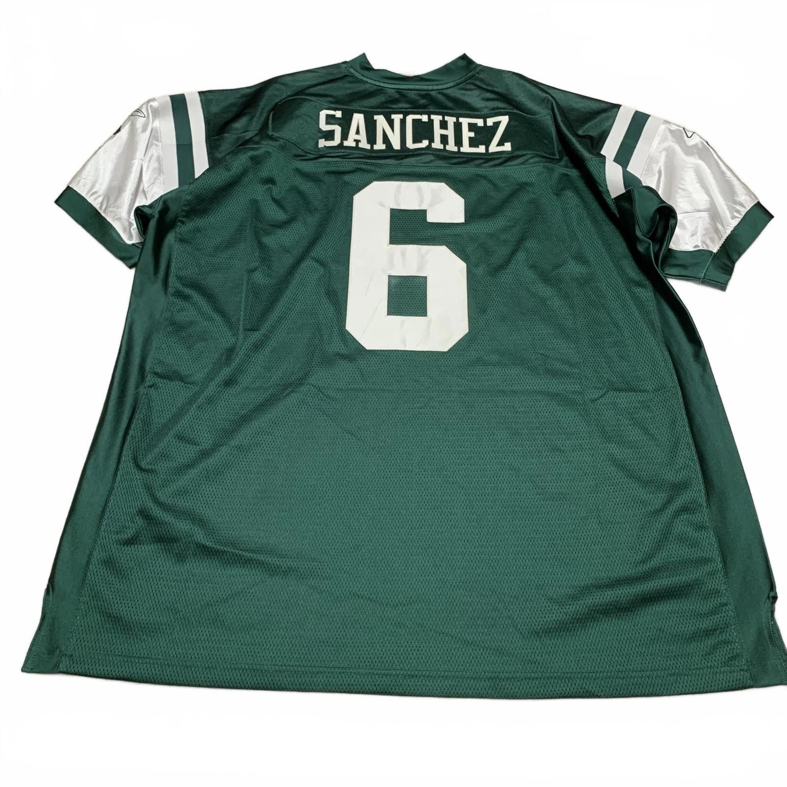 Reebok Reebok New York Jets Mark Sanchez #6 Jersey Sz 58 NFL Size US M / EU 48-50 / 2 - 2 Thumbnail