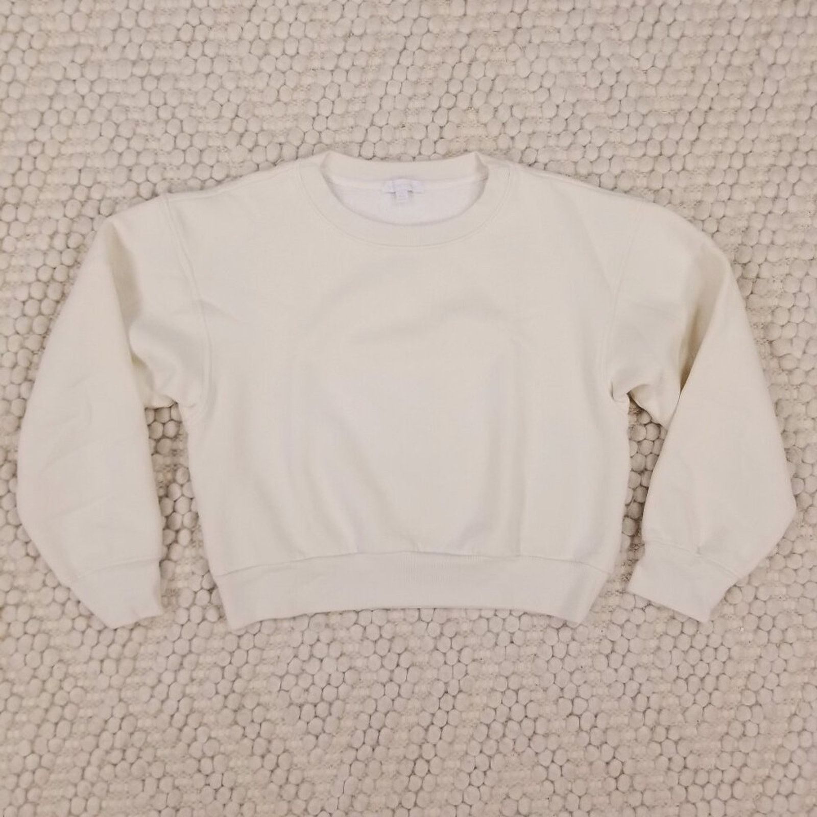 Beyond Yoga Beyond Yoga WFH Fleece Cropped Crew Vintage White Sz Medium Size M / US 6-8 / IT 42-44 - 5 Thumbnail