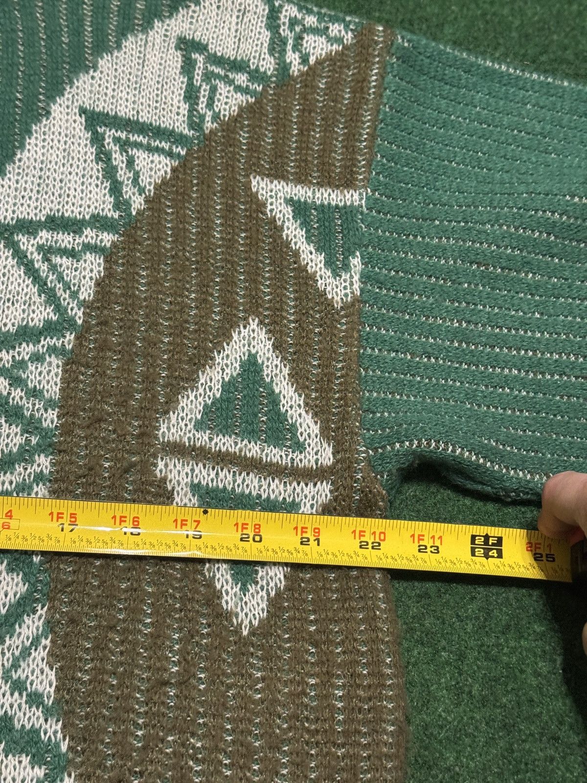 Vintage Vintage 80s Uno Florence Wool Geometric Grandpa Lrg Sweater Size US L / EU 52-54 / 3 - 5 Thumbnail