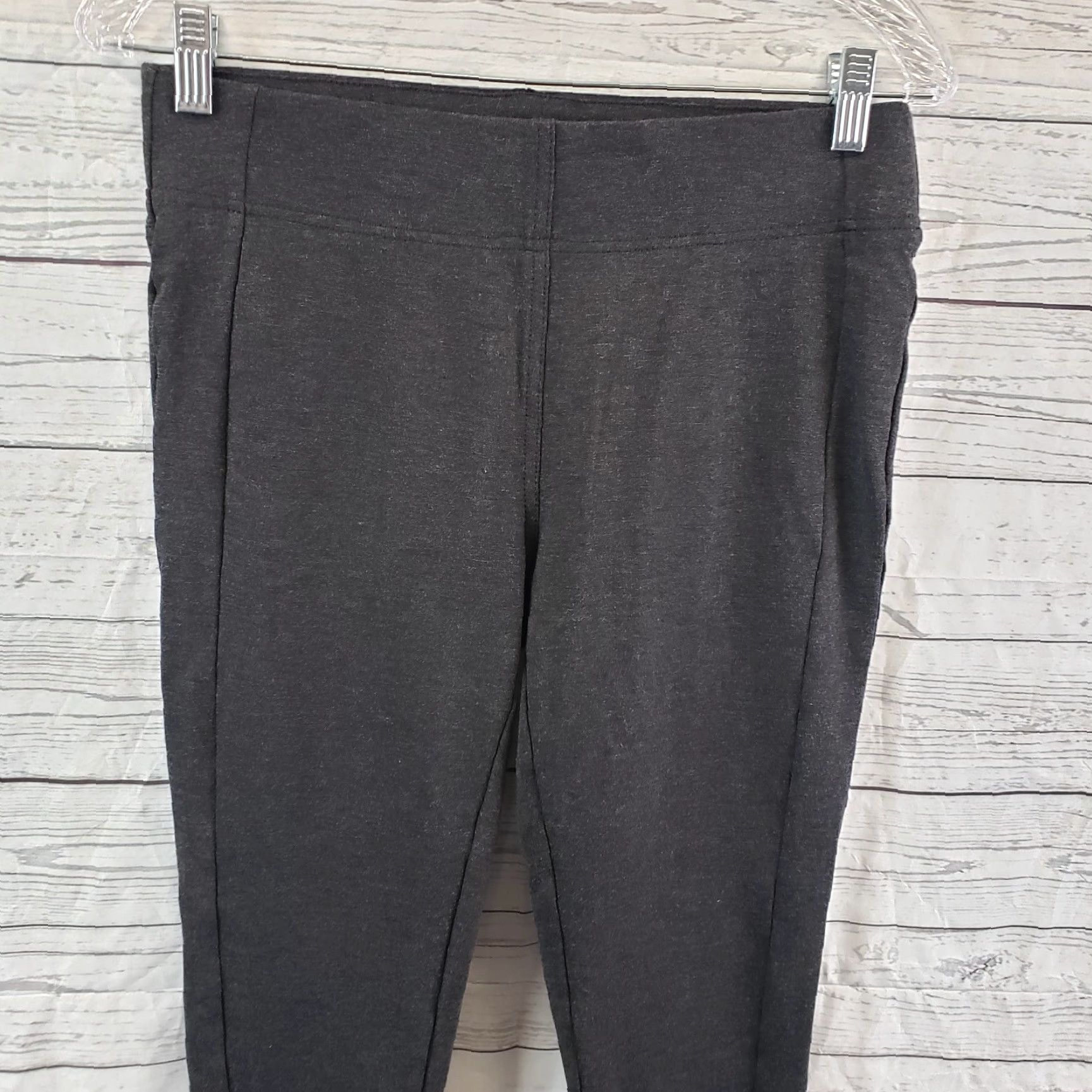 Loft LOFT Ann Taylor Womens Ponte Knit Leggings Sz Medium Gray Mid Rise Size 32" / US 10 / IT 46 - 2 Thumbnail