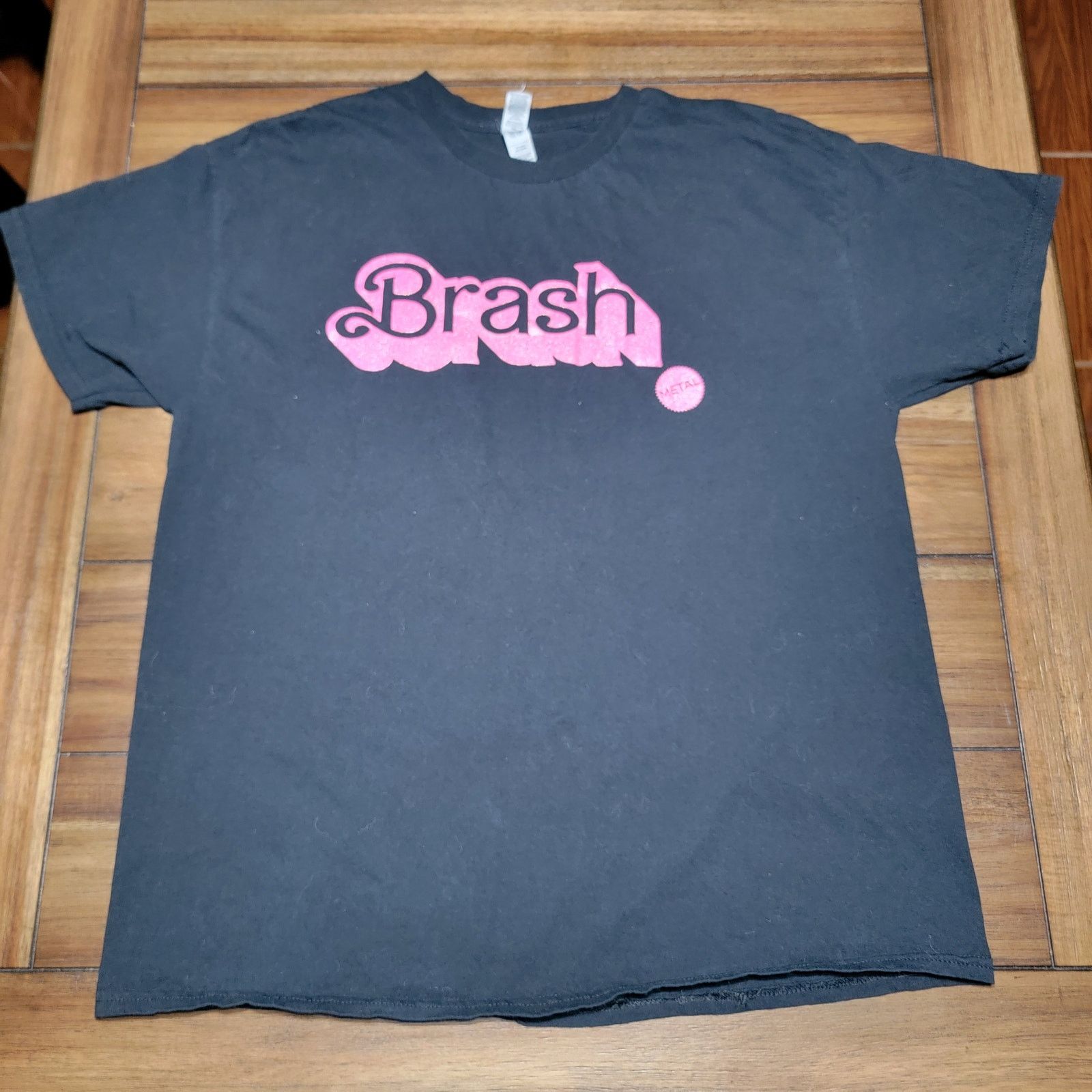 Gildan Brash Brewing Black Short Sleeve Tee "Brash Metal" - Size XL Size XL / US 12-14 / IT 48-50 - 1 Thumbnail