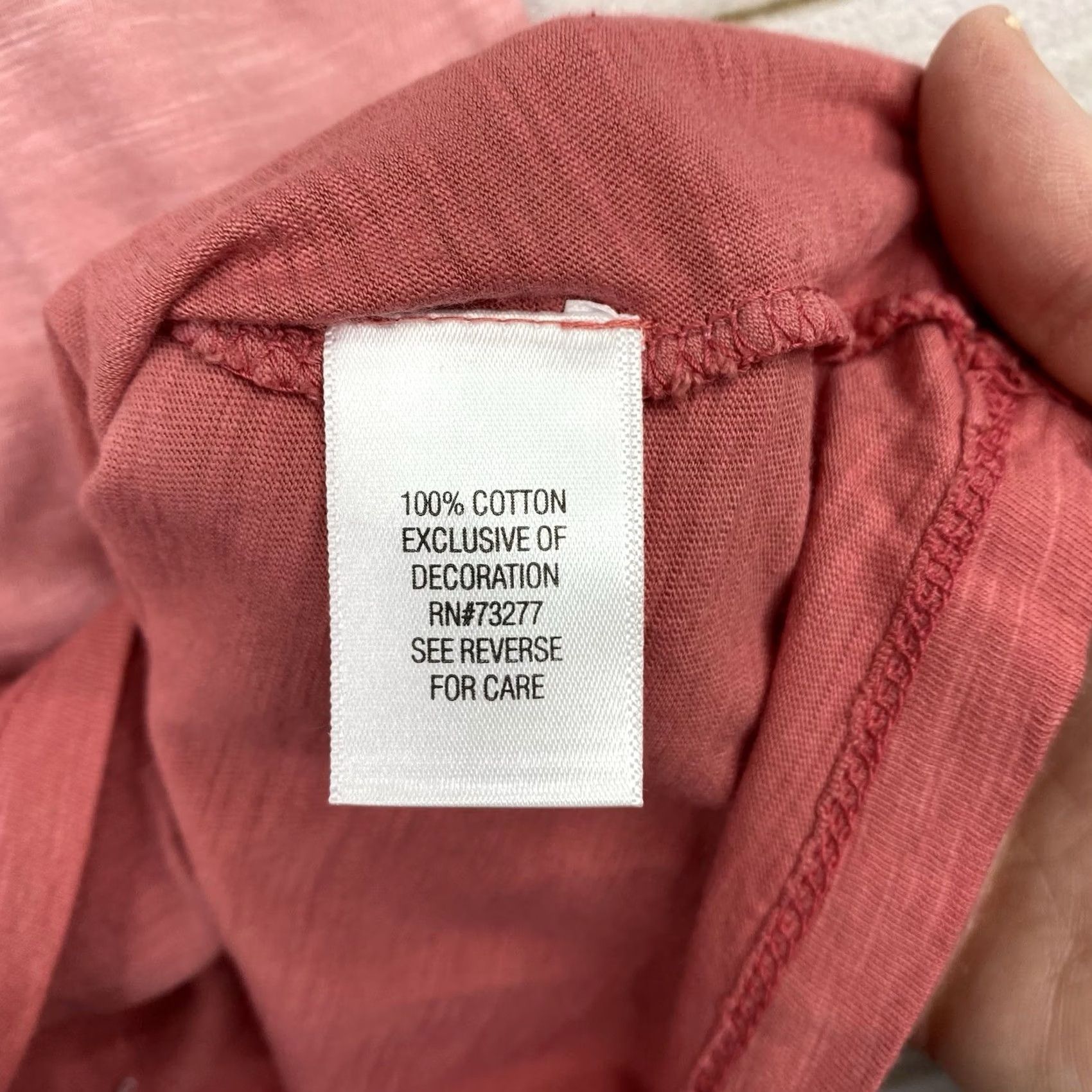 Pinko SONOMA Womens Tee Shirt XL Pink White Ombre Embroidered Floral Boho Y2K 90s Shirt Womens XL Pink White Ombre Floral Embroidered 90s T-Shirt Size XL / US 12-14 / IT 48-50 - 7 Thumbnail
