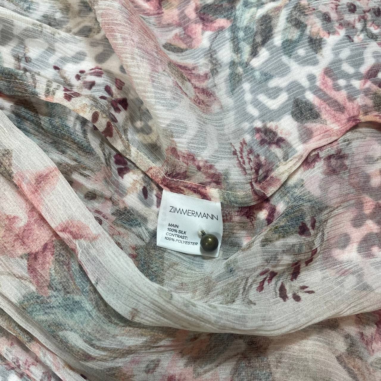 Zimmermann ZIMMERMANN Silk Frolal Maxi Dress Luxury Y2K Style Size L / US 10 / IT 46 - 20 Thumbnail