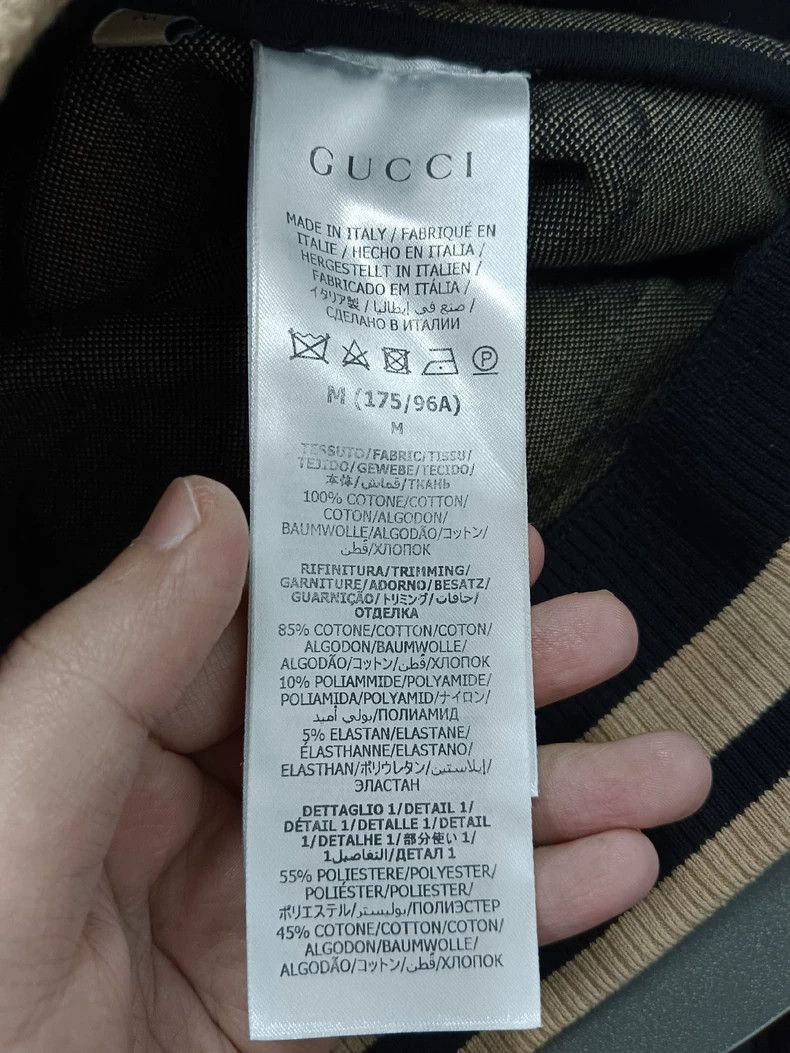 Gucci Gucci Full-print side striped long-sleeved zipper jacket 25 Size US M / EU 48-50 / 2 - 5 Thumbnail