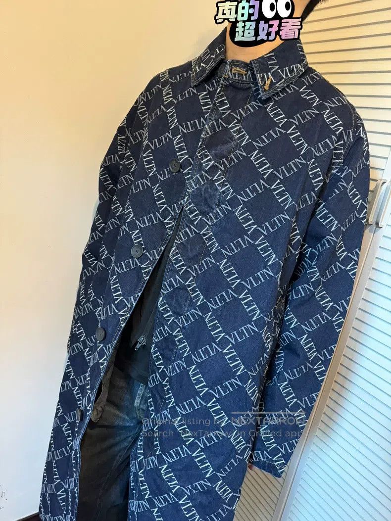 Valentino Valentino Denim coat Size US L / EU 52-54 / 3 - 2 Thumbnail