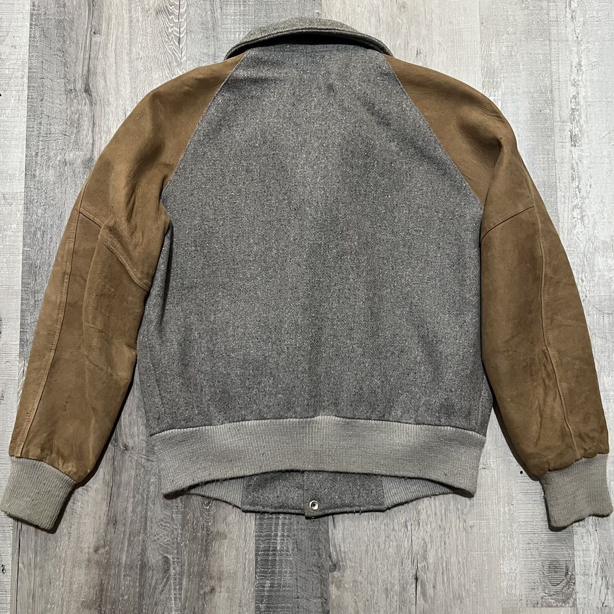 Vintage VTG 60s/70s Admiral Suede Leather Varsity Letterman Jacket Size US L / EU 52-54 / 3 - 4 Thumbnail