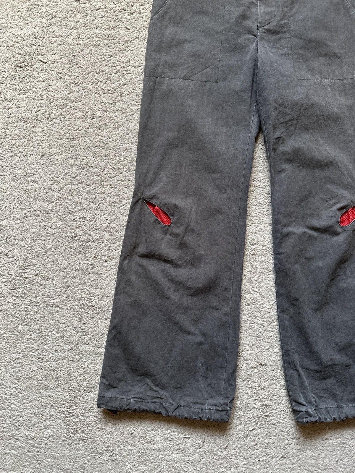 Vivienne Tam 1990s Vivienne Tam eyes drop knee Parachute Pant Size 29" - 3 Thumbnail