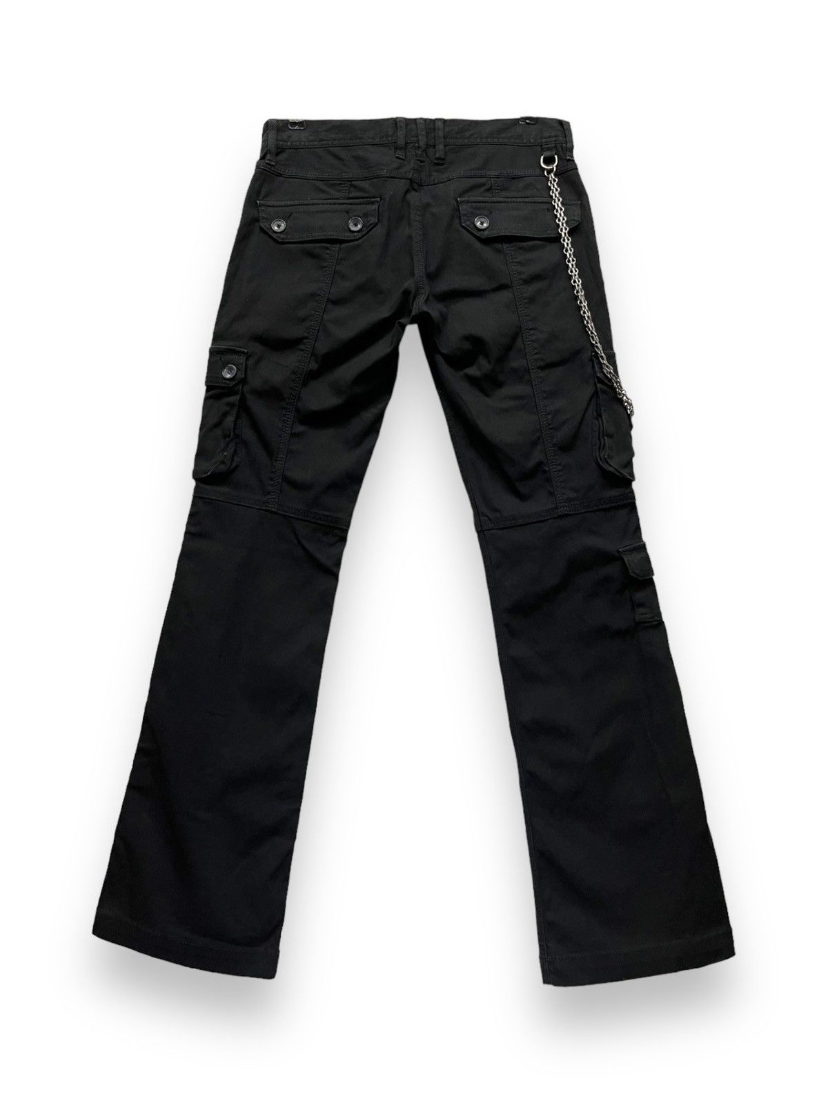 HIDEAWAYS FYE🔥NICOLE HIDEAWAYS Multipocket Bondage Punk Flare Stretch Size US 31 - 8 Thumbnail